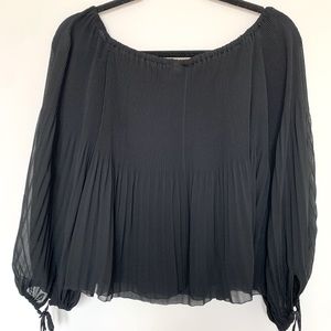 Aritzia Black Blouse
